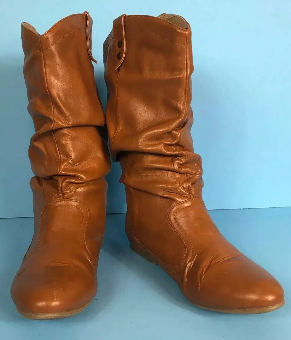 Vegan top flat boots