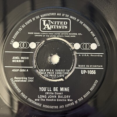 Long John Baldry & Hoochie Coochie Men   You'll Be Mine - Org UK UA 7'' -UP-1056