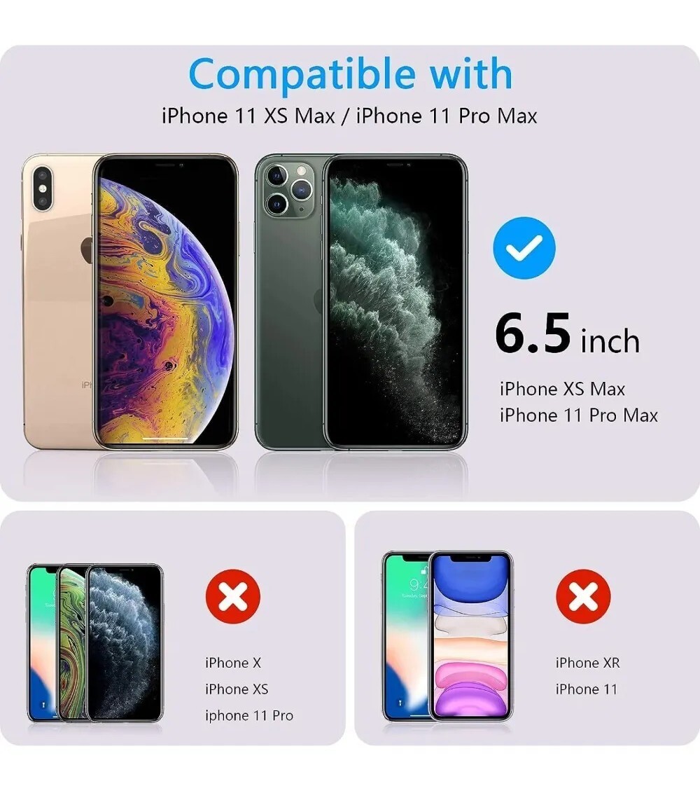 Phone 11 Pro Max Vs Xs JEHOO Pack Tempered Glass Screen Protector
