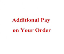 si prega di aggiungere differenza o aggiungere spese di spedizione all'ordine