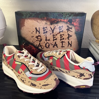 New Mache Runner  Don t Sleep  Freddy Krueger Sneakers - Size 11 (DEADSTOCK)