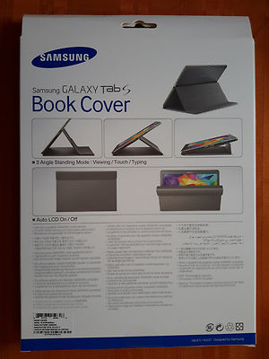 Genuine Samsung Galaxy Tab S Book Cover (EF-BT800BSEGUJ) Titanium  Bronze