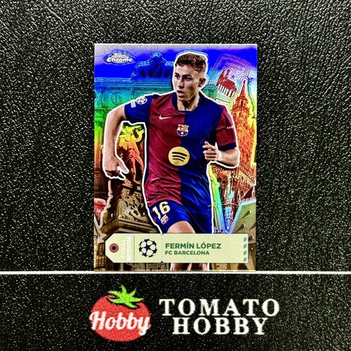 TOPPS CHROME UEFA 2024-25 FERMIN LOPEZ REFRACTOR Final Destination BARCELONA