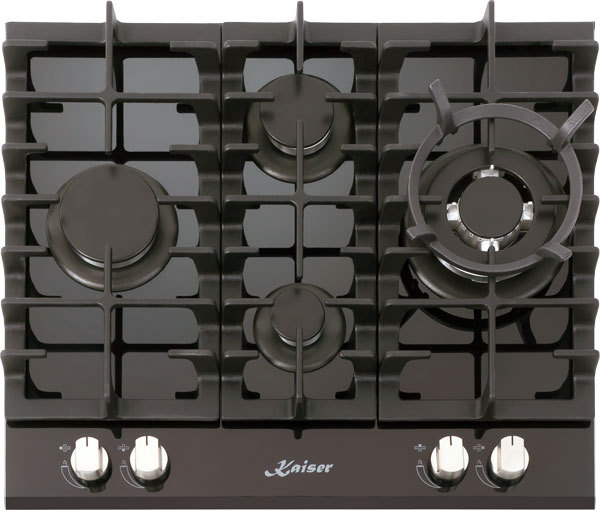 Kaiser Turbo Romb Exklusives Gaskochfeld 3,8 kW WOK mit Adapter Erdgas Propangas