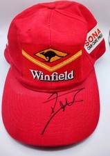 F1, FORMULA 1 Jacques Villeneuve World Champion signed WILLIAMS baseball cap 2.