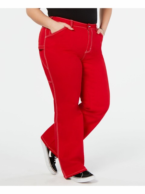 dickies red carpenter pants