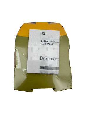 PILZ 750103 PNOZ S3 24VDC 2N/O SICHERHEITSRELAIS x1 Stück
