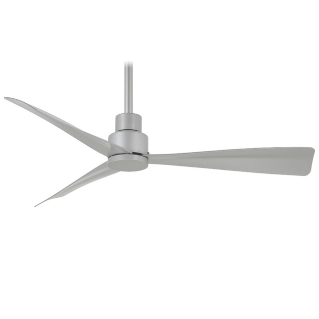 Minka Aire F786 Sl Simple Silver 44 Outdoor Ceiling Fan With