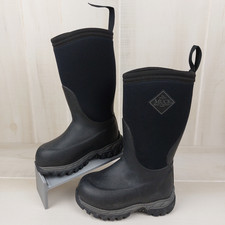 Muck Boot Kid's Size C8 Rugged II Boots Black Chore Farm Outdoors