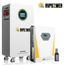 48V 314A LiFePO4 Batterie 16,07kWh Hausspeicher+6.2kW Hybrid …