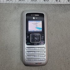 Rare LG enV VX9900 Silver Verizon QWERTY Flip Phone Reset READ