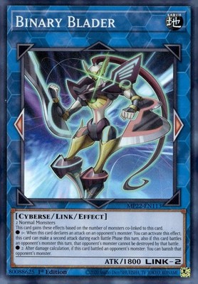 Yu-Gi-Oh! Binary Blader 1st Edition MP22-EN113 Super Rare LP x1