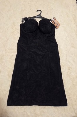 Gossard Superboost Black Lace Strapless Slip Style 7708 BNWT UK-30DD