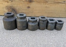 6 Vintage Williams 1 Drive Sockets 1 34 - 1 6 Vintage Williams 1 Drive Sockets 1 34 - 1