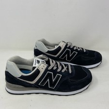 New Balance 574 Core Men  s Black/White Sneakers 10.5D