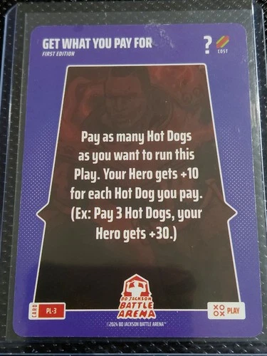 Bo Jackson Battle Arena - Get What You Pay For ? SSP -PL-3