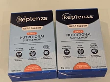 NEW (1) Replenza  Support Daily Nutritional Supplement 60-tablets (2PK BUNDLE)