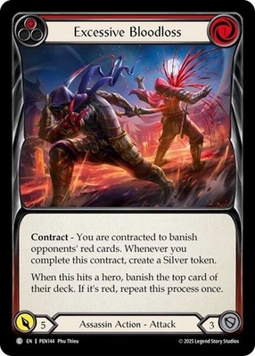 EXCESSIVE BLOODLOSS (RED) X3 *FAB - COMPENDIUM OF RATHE*