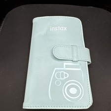 Fujifilm Instax Wallet Album Ice Blue Holds 108 Mini Photos W/ Color Cu Filters