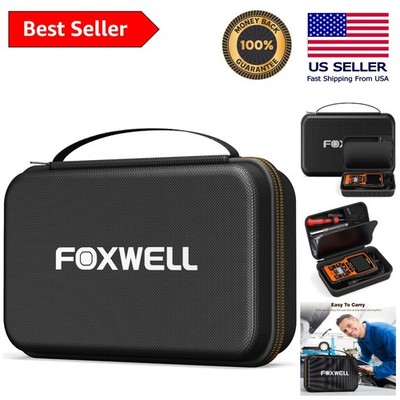 Compact OBDII Scanner Protection Case with Cable Storage - 7.9x5.5x2.4 in