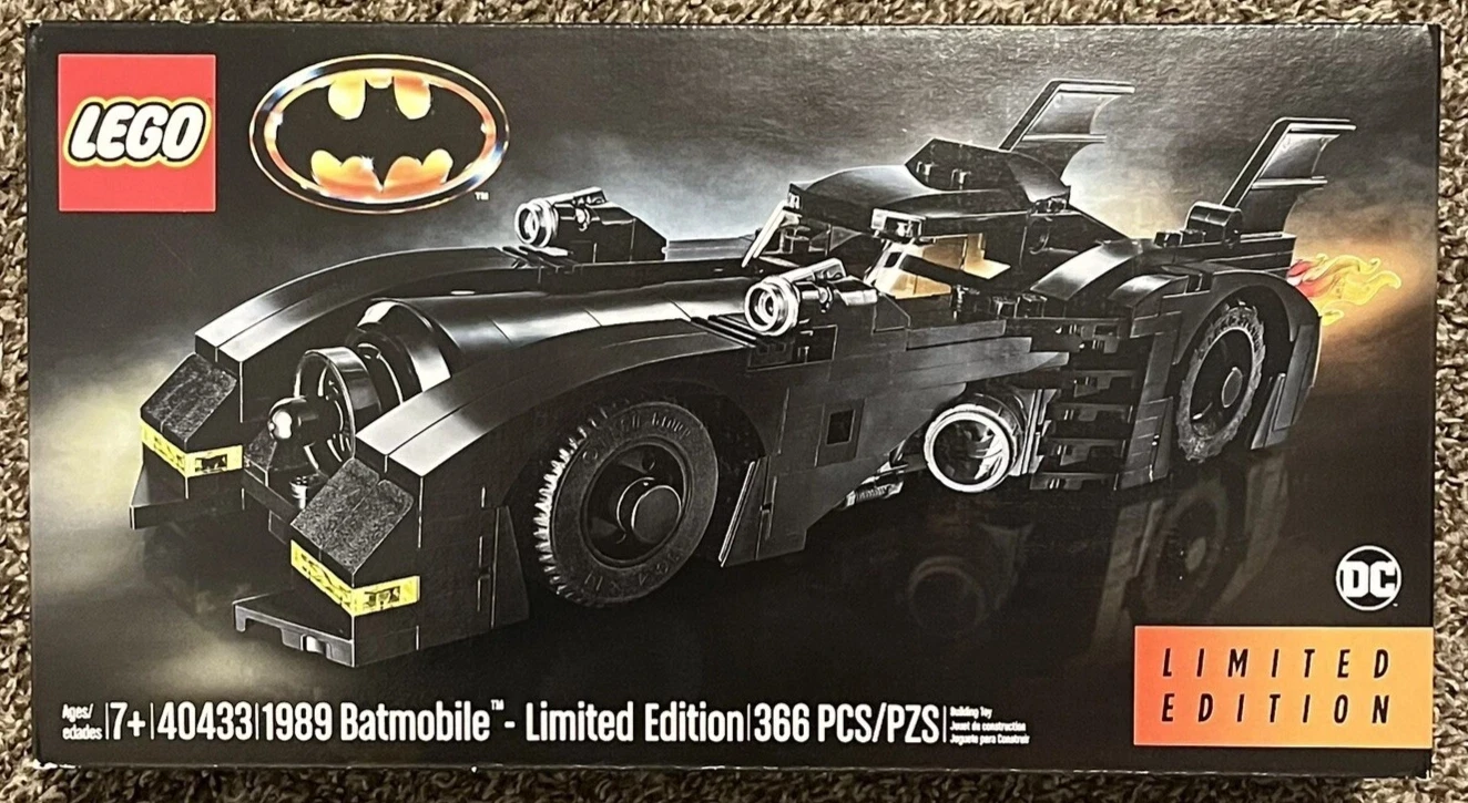 Lego 40433 DC 1989 Batmobile Limited Edition GWP 366pcs SEALED / NEW