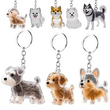 Dog Hair Collector Keychain Charm Memorial Storage Box, Pet Hair Keepsake