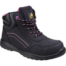 Image of Amblers Safety AS601 Lydia Safety Boots With Side Zip Black Size 5