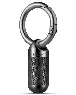 Small Pill Keychain Container, Mini Portable Titanium Keychain Pill Holder, P...