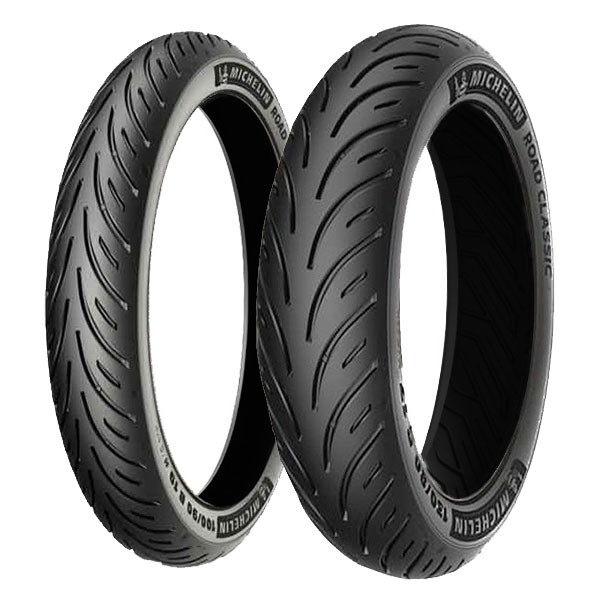 TYRE PAIR MICHELIN 100/90-18 56H + 4.00-18 64H ROAD CLASSIC