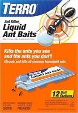 TERRO Ant Killer Bait Stations T300B - Liquid Bait to Eliminate Ants - 12 Count