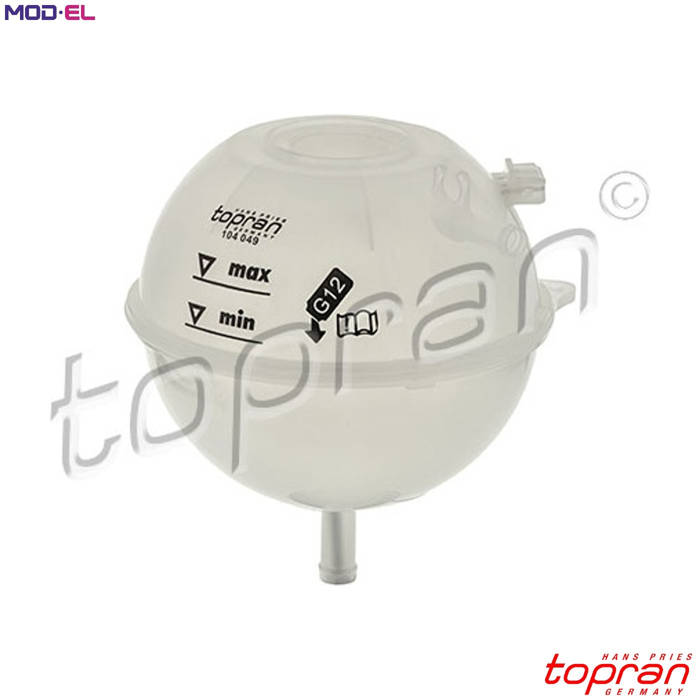 TOPRAN Expansion Tank VW 104 049 701121407B,701121407C Coolant Expansion Tank,Coolant Reservoir,Coolant Tank,Expansion Tank, coolant - Image 6