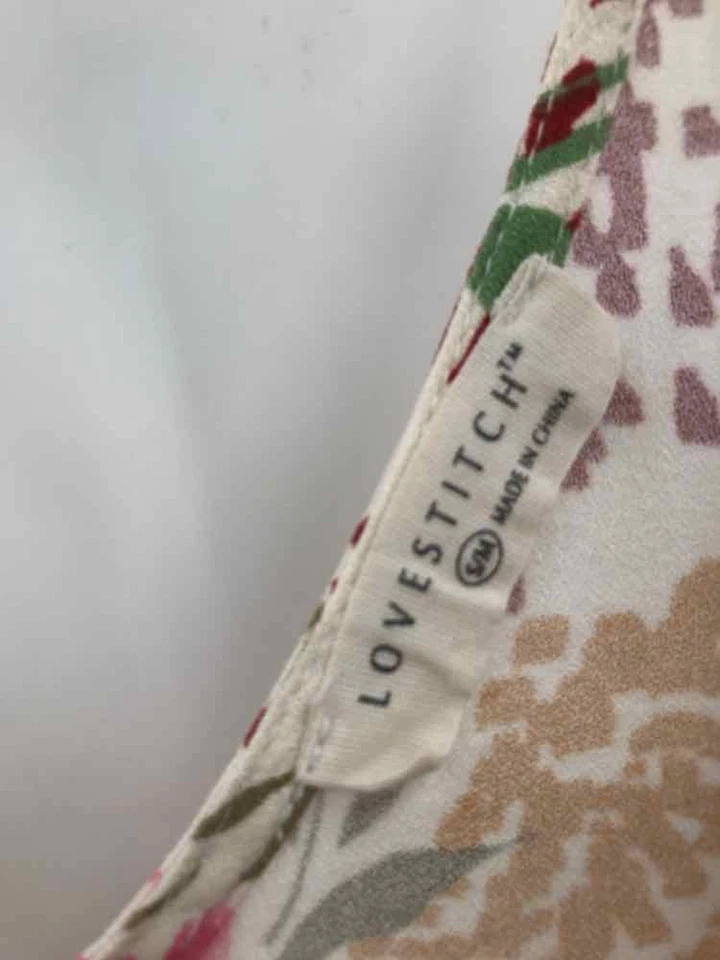 Maxi Vestido Sin Mangas Lovestitch Rojo Talla S/M Cambio Floral Usado Foto 4 de 4