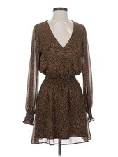 Show Me Your Mumu Women Brown Casual Dress XS