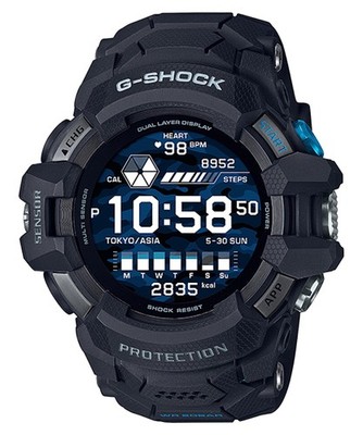 CASIO G-SHOCK G-SQUAD PRO GSW-H1000-1JR Black Men's Watch from Japan