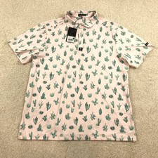 Bad Birdie Polo Shirt Mens 2XL Thorn In Your Side Pink New