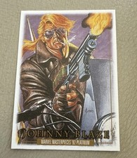 2024 Skybox Marvel Masterpieces '92 Platinum JOHNNY BLAZE #2 Canvas