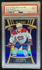 2019-20 Upper Deck Allure Nick Suzuki Purple Diamond #108 /10 PSA 9 Pop 2