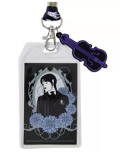 Wednesday Addams Im Allergic 2 Color Exclusive Addams Family Reversible Lanyard