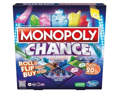 Monopoly Chance Board Game Roll Flip Buy Dealing Property Game 20 Mins