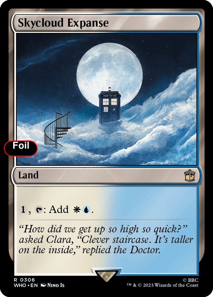 Foil Skycloud Expanse - 306 - LP - Universes Beyond: Doctor Who