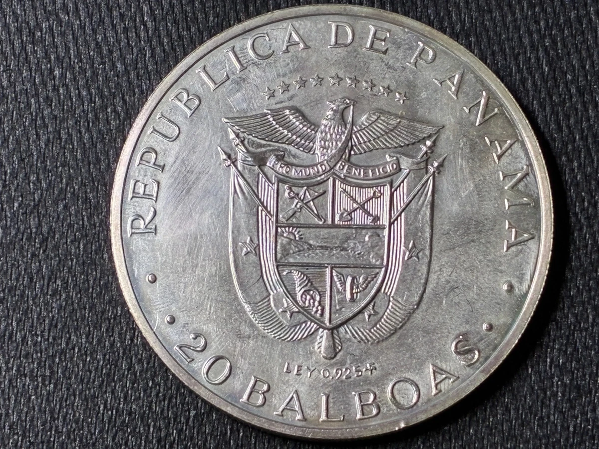 Sterlingsilver　20バルボア銀貨 silver925 20 Balboa Coin for sale | eBay