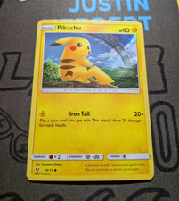 Pokemon Pikachu 28/73 Shining Legends Holo Common 60 HP EN 2017 Himeno on eBay