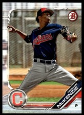 2019 Bowman Prospects Triston McKenzie Cleveland Indians #BP-40