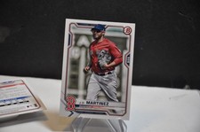 2021 Bowman Baseball cards #60 J.D. Martinez Boston Red Sox mlb