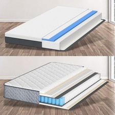 7Zonen Matratze Premium Taschenfederkern Familienbett 120x190 160x200 180x200 H3