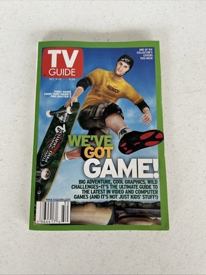 Vintage December 2000 TV Guide Weve Got Game Tony Hawk