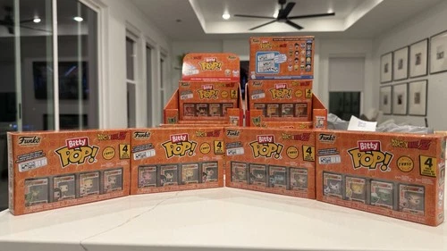 Funko BITTY POP! Dragon Ball Z Limited Chase Edition 4 Box Sets. (Lot Of 4 🔥)