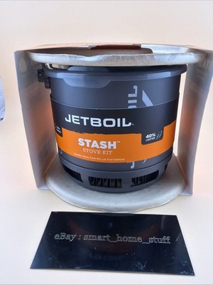 Jetboil Stash Cooking System STOVE KIT  Ultralight Camping and Backpacking Stove