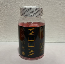 WEEM Hair Skin and Nails Gummies - Supports Healthy Hair 60 ct