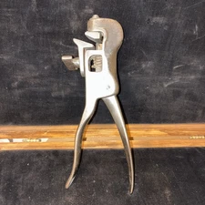 E.C. Stearns & Co. Vintage Large Tooth Hand Saw Tooth Setter, Syracuse N.Y., USA